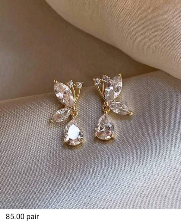 Butterfly gem Earring