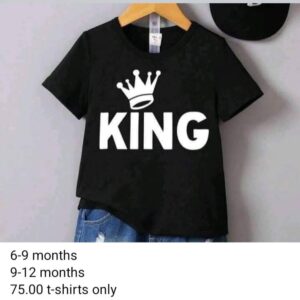King Print Baby T-Shirt