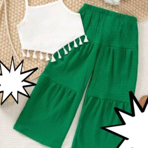 Green Pants and Top