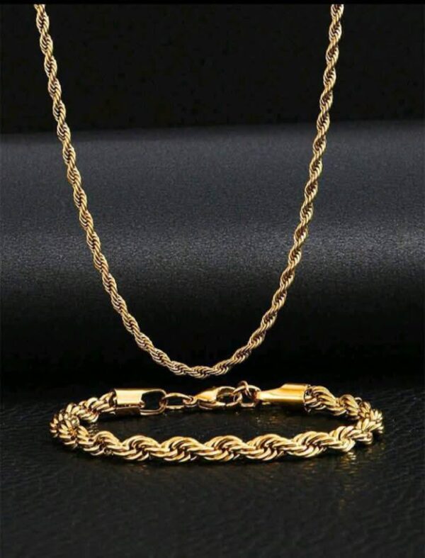 Gold Chain and Band