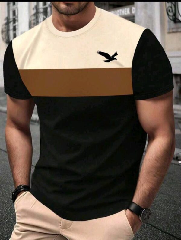 Tri Color Xlarge Male Tshirt