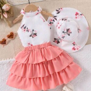 Floral Top, Dress and Hat