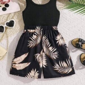 Palm Leaf Pants and Top