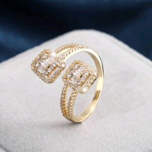 Square Rhinestone Ring