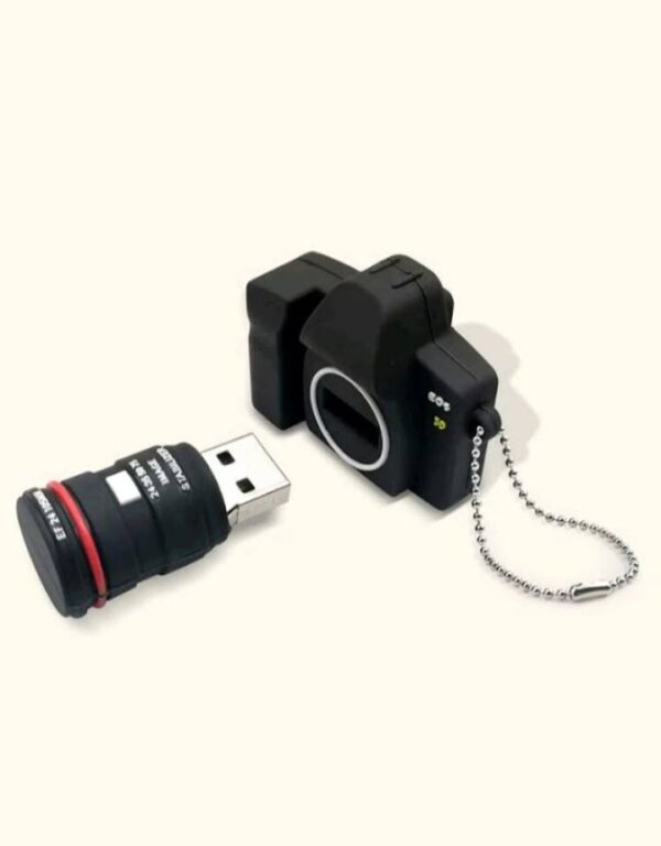 Camera design portable silicone  64G UBS flash drive