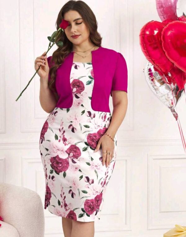 Purple Flower Dress