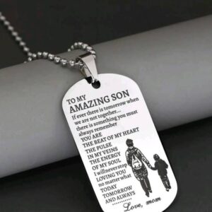 To My Son Necklace