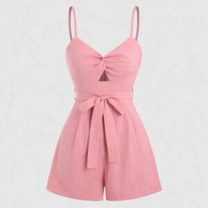 Pink Ribbon Pants Suite