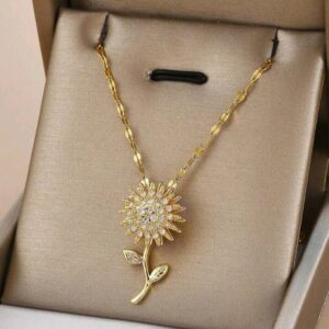 Sunflower Necklace