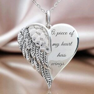 Heart Angel Wings Pendant
