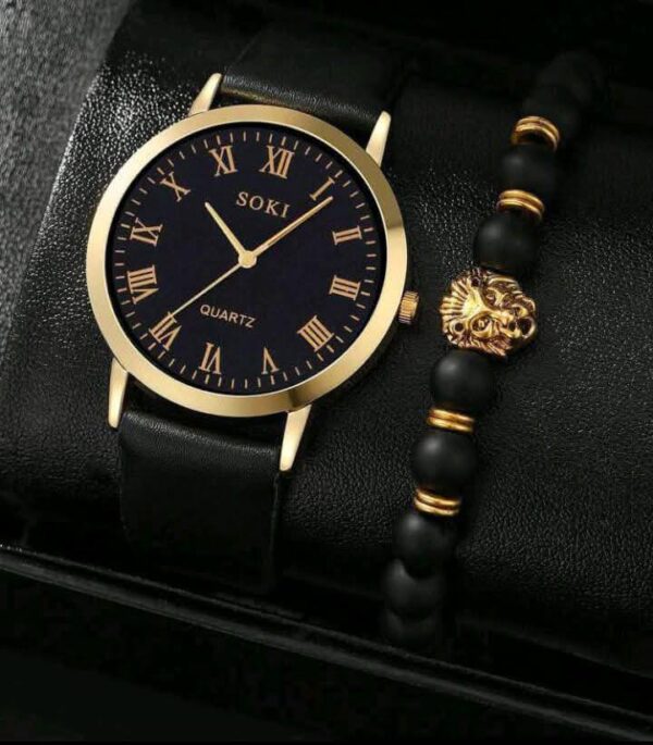Lion Bracelet Watch Set