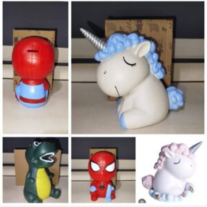 Piggy Bank, Plastic Coin Bank, Unbreakable Money Bank
