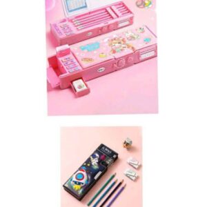 1pc Cartoon Stationery Box Large Capacity Pencil Case