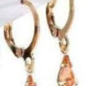 Sterling Silver Earrings, S925 Silver teardrop Diamond Dangle Earrings