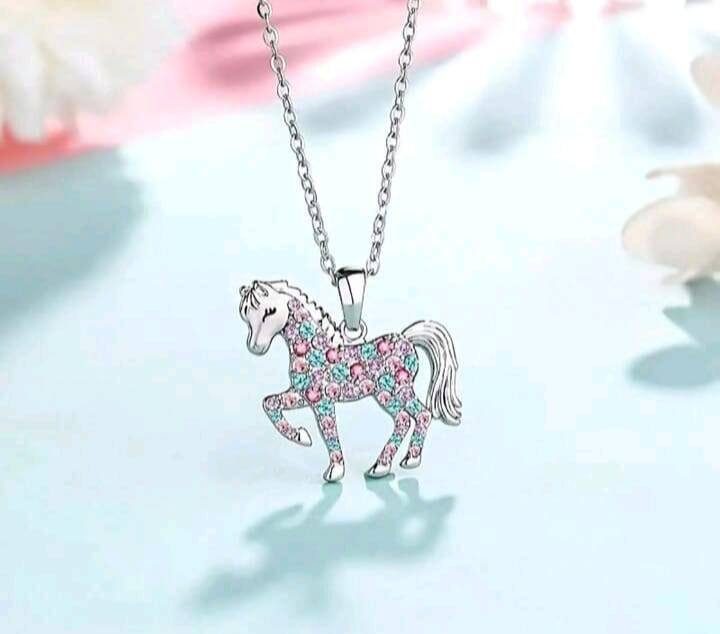 Sincere Sparkly Unicorn/Horse Necklace