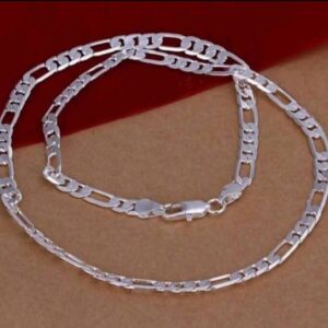 Silver Color 4MM Chain For Men