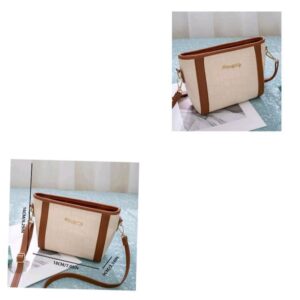 Bag Women’s 2023 Bucket Bag Large Capacity Crossbody Bag Crocodile PU Texture Color Contrast Shoulder Bag