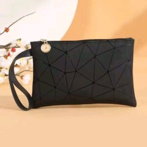 Geo Graphic Square Bag With Wristlet