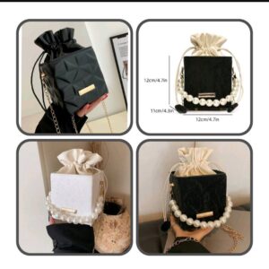 Mini Heart Box Bag Quilted Chain Strap Design