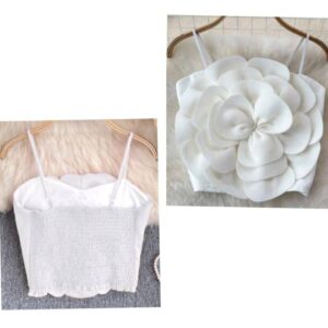 Floral Mesh Crop Top