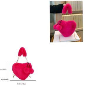 Heart Bag – Luxury Handheld Crossbody Heart Shape Bag | Soft Large Capacity Shoulder Bag for Women