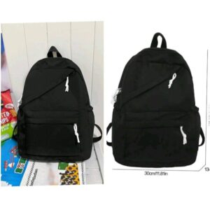 Solid Color Student Schoolbag Small Fresh Backpack