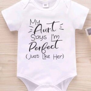 Baby Infant Newborn Boys Girls Letter Short Sleeve Bodysuit Romper Outfits Baby Clothing