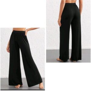 Women’s Elegant Loose-Fit Wide-Leg Sleep Pants