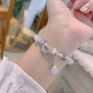 1pc Strand Beads Bracelet For Women Korean Fashion Jewelry Non-Fading Charm Hand Decor Accessories Gift