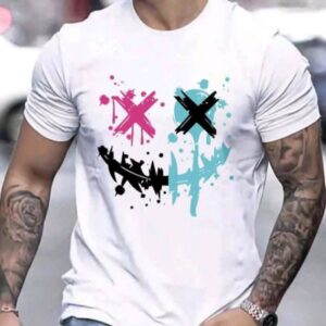 Men’s Emotive Printed Round Neck T-Shirt