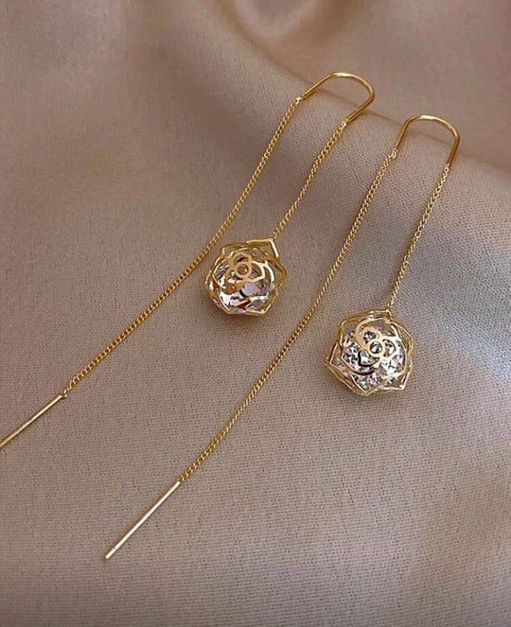 Threader Earrings Gold Chain Earrings Dangle Earrings for Women