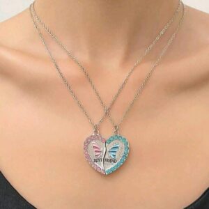 Best Friend Necklace for 2 Girls Cute BFF Friendship Necklace