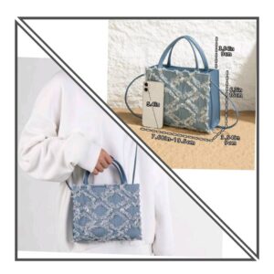 Vintage Canvas Tassel Women’s Shoulder Bags Fashion Design Ladies Small Square Crossbody Bag Casual Female Clutch Handbags Purse