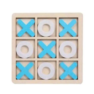 Wooden tic-tac-toe game