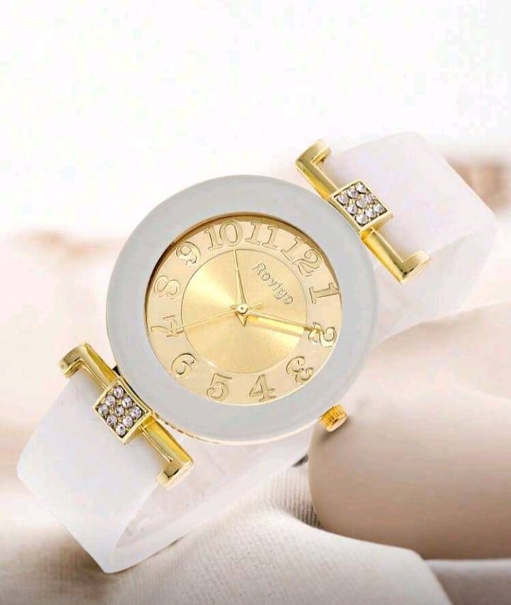 1pc Elegant Vintage Women's Quartz Watch with Classic Arabic Numerals