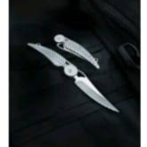 Indian Feather Folding Knife Stainless Steel Blade Antique Finish Metal Handle