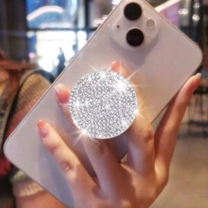 1pc Sparkling Diamond Phone Push-Pull Stand