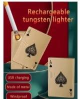 Rechargeable cigarette light key chain