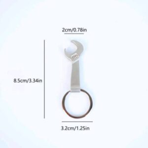 Wrench Bottle Opener Keychain Creative Key Holders for Men