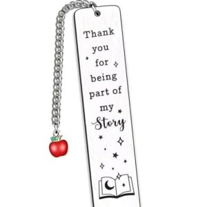 Stainless steel engraved bookmark