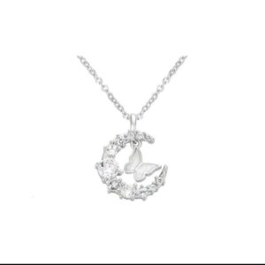 Korean New Butterfly Pendant Necklace for Women
