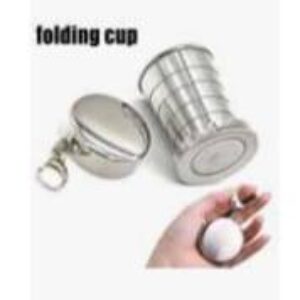 Stainless Steel Camping Folding Cup Portable travel Mug