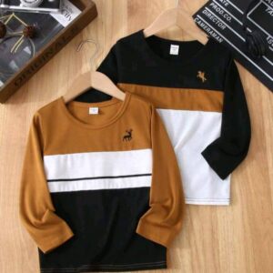 Young Boys Casual Graphic Long Sleeve T Shirt (220 for set of 2)