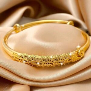 1pc Stylish And Graceful Peacock Styled Adjustable Bangle Bracelet