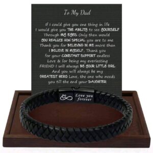 1pc Christmas Gift for Dad, Fashion Bracelet for Dad
