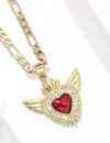 Gold Plated Heart Charm