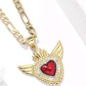 Gold Plated Heart Charm