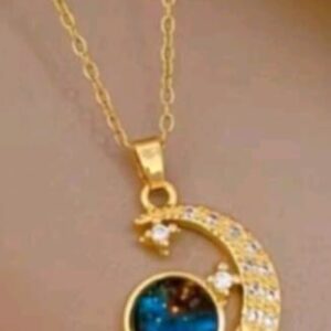 Starry Sky Planet Pendant Necklace Women’s Birthday Gift