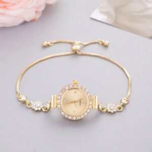 New Casual Fashion Gold Watch For Women