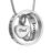 No Longer By My Side, Forever In My Heart Cremation Jewelry Stainless Steel Heart Urn Necklace Ashes For Human/Pet